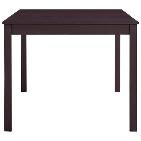 Maison Madeleine -  11 Piece Dining Set Pinewood Dark Brown